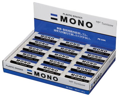 他サイト： トンボ(Tombow) 鉛筆 消しゴム MONO モノPE04 30個 PE-04A-30Pの商品画像
