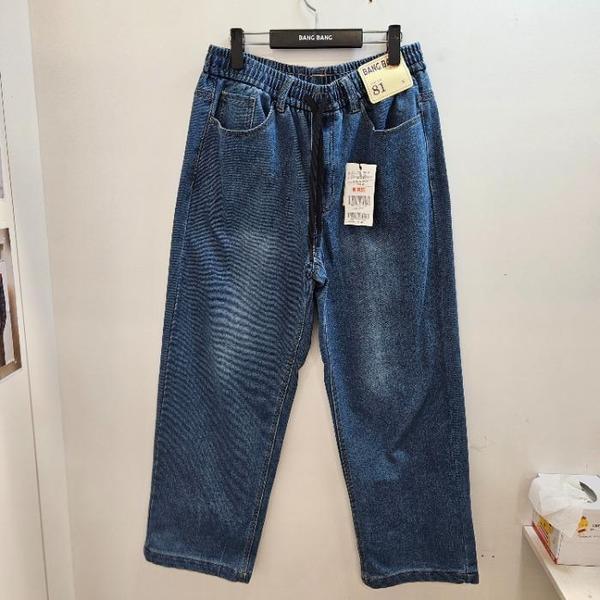 BANG BANG HC19 メンズ 冬 バンディング 裏起毛 セミワイドフィット スパン デニム NQL (S41554394)