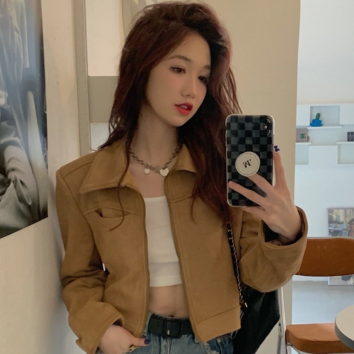 アウター ブルゾン ジャケット シャンパー 上着 袖あり 長袖 Vネック 襟付き 前開き かわいい 大人可愛い きれいめ シンプル カジュアル 大人 おしゃれ お洒落 かっこいい 大人女子 こなれ感 4,904円