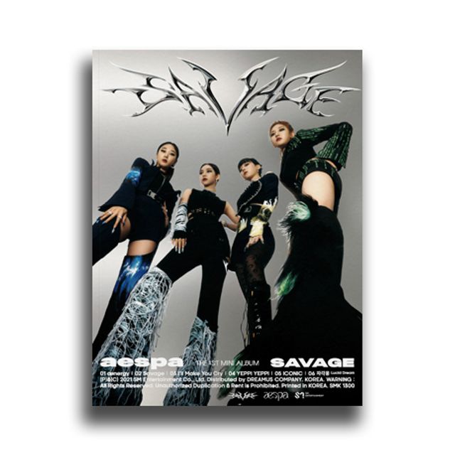 AESPA - SAVAGE [ミニ1集] CD アルバム [HALLUCINATION QUEST VER]