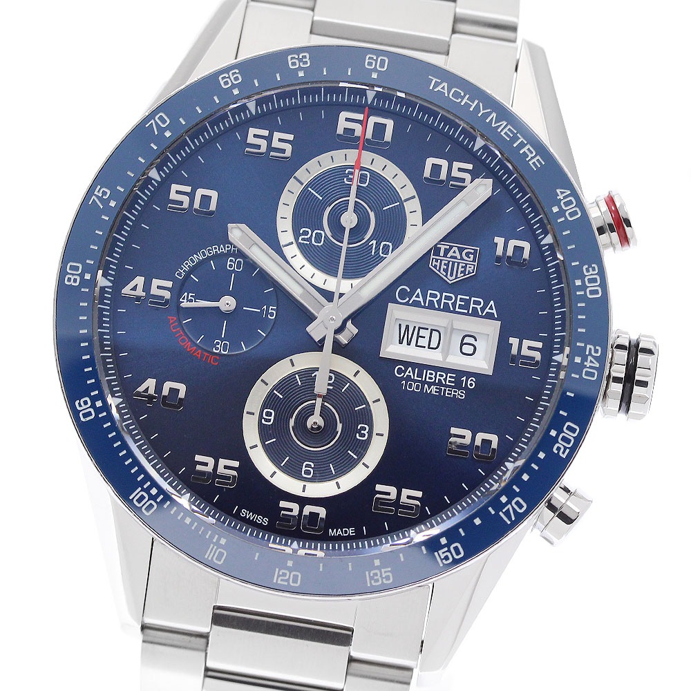 タグホイヤー TAG HEUER CV2A1V カレラ キャリバー16 デイデイト クロノグラフ 自動巻き メンズ _954101【中古】