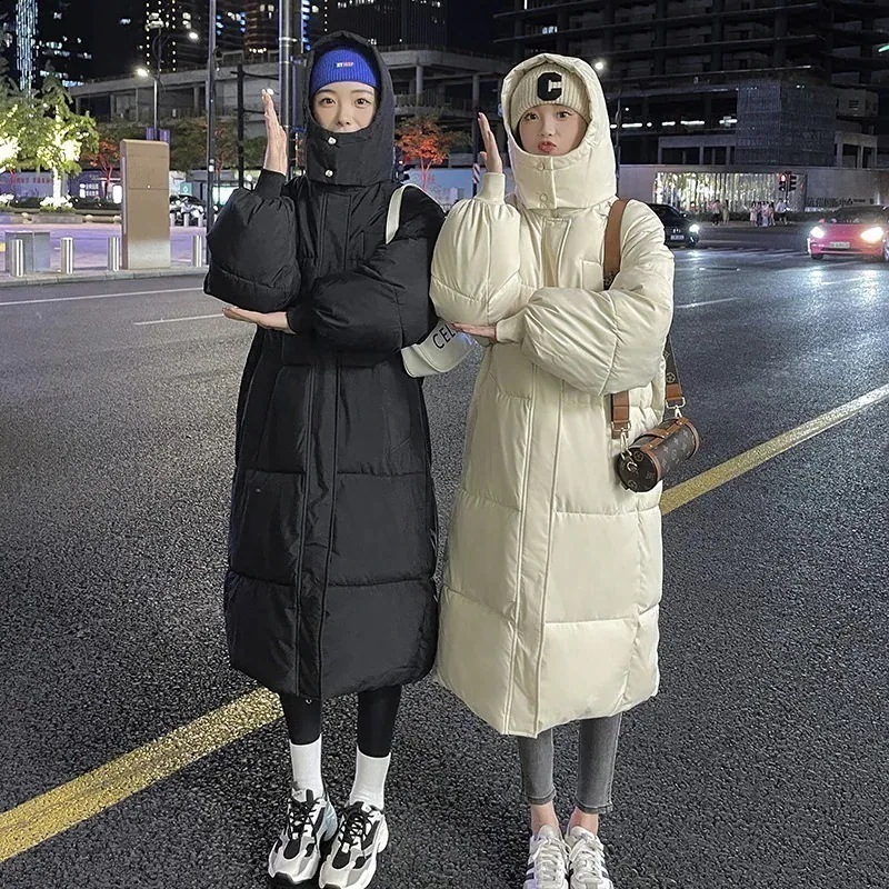 【急速出荷!】綿服 レディース ロングタイプ コート ゆったり 厚手 韓国 ロング丈 トップス
