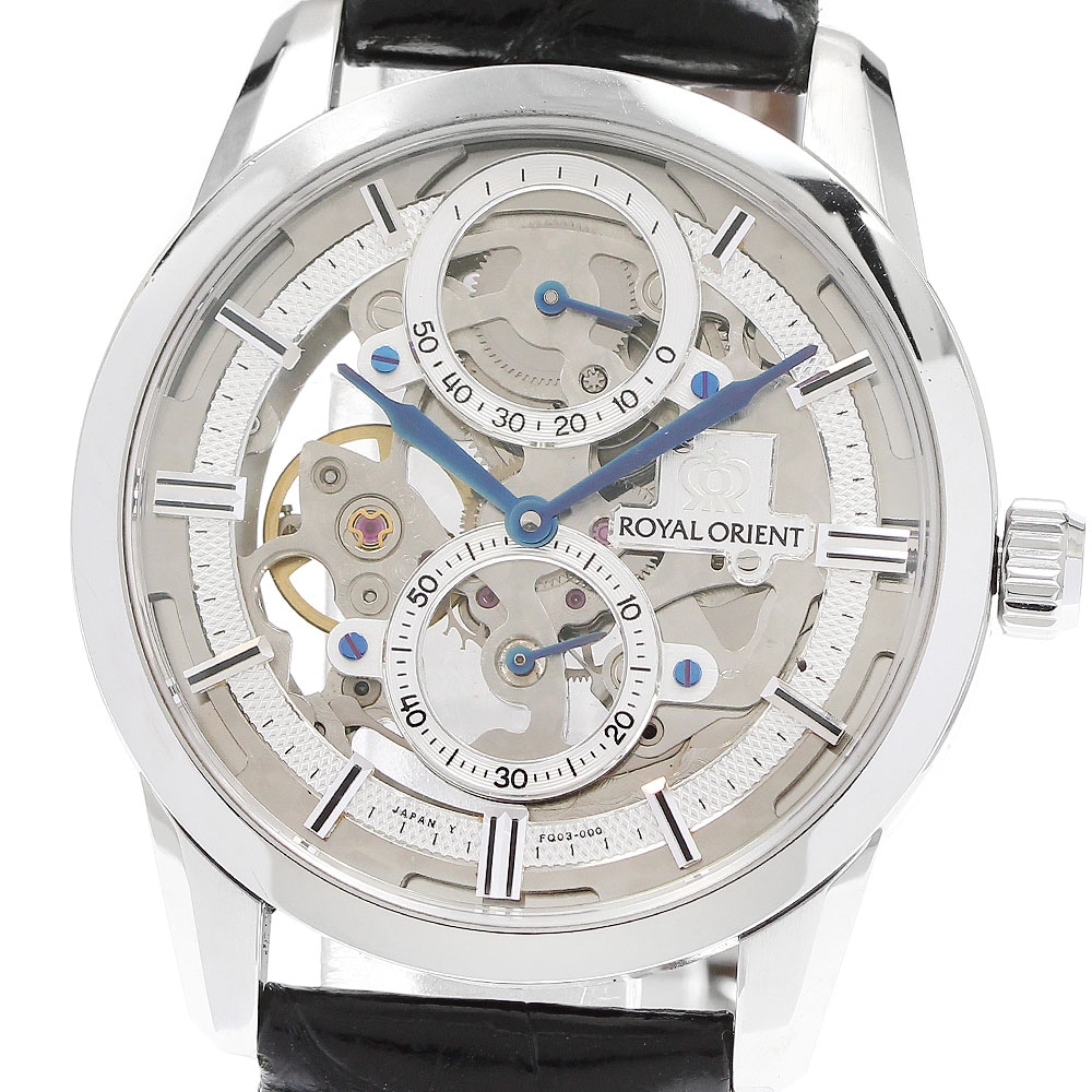 オリエント ORIENT WE0031FQ ロイヤルオリエント パワーリザーブ 手巻き メンズ _908200【中古】