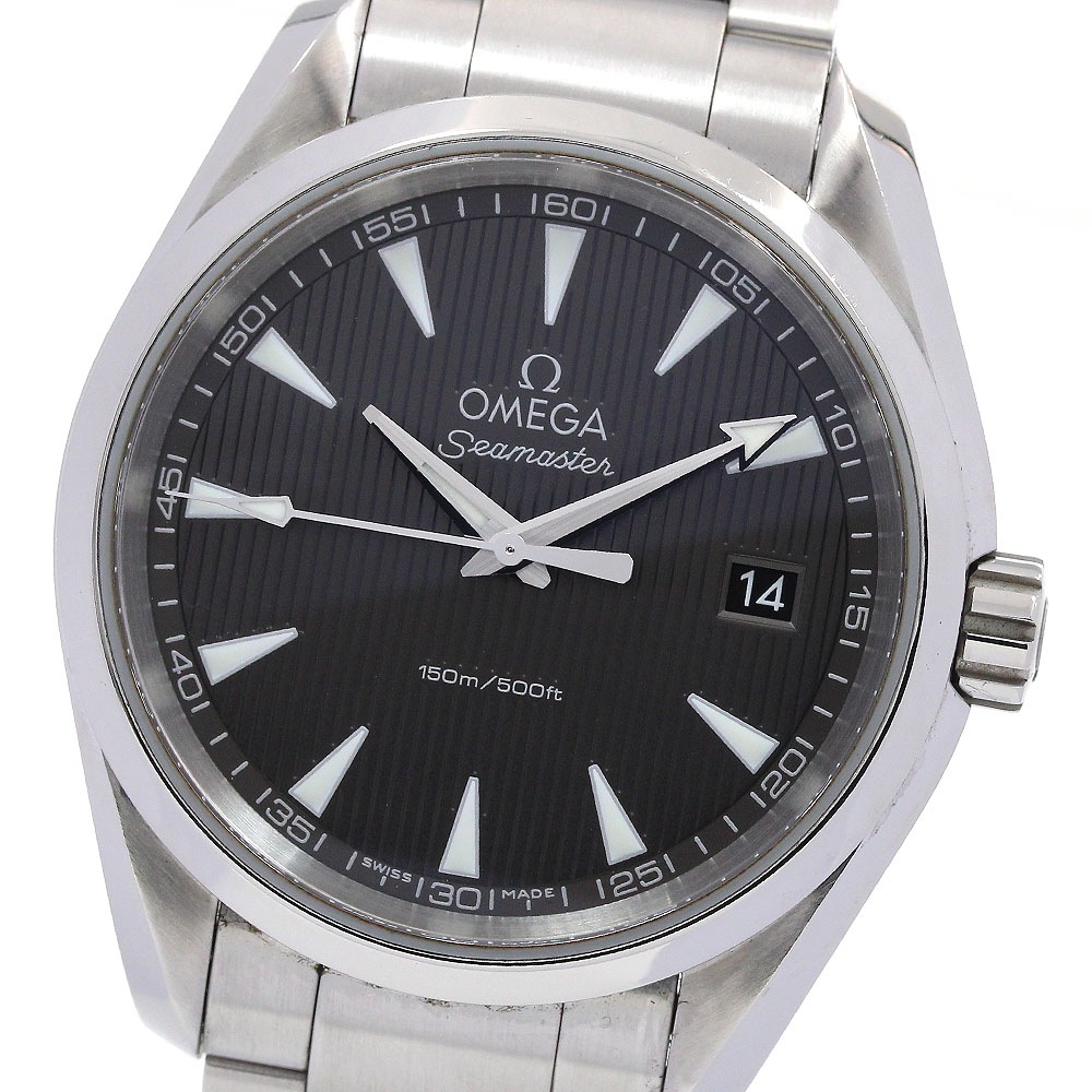 オメガ OMEGA 231.10.39.61.06.001 シーマスター アクアテラ デイト クォーツ メンズ 良品 _842971【中古】