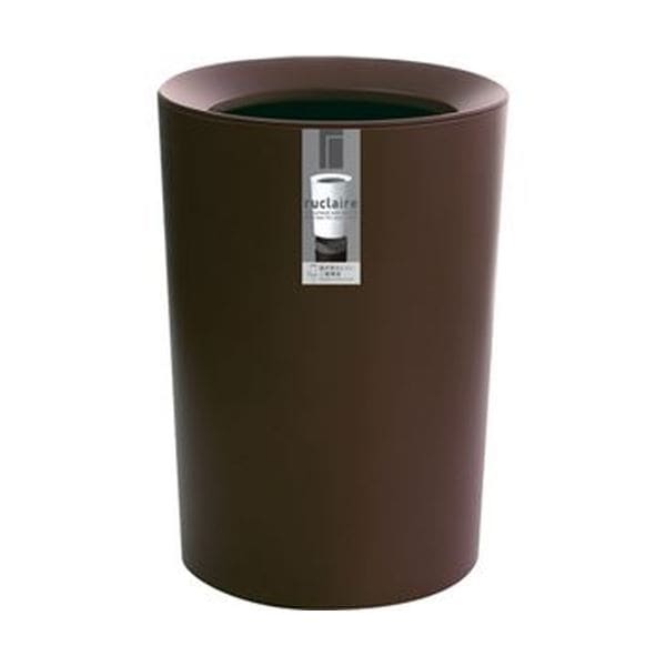 （まとめ）アスベル ルクレールCV 丸型 ブラウン6211BR 1個[x10セット]