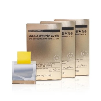 【ヨ・エスダー】グルタチオン5Xフィルム 325mg × 63枚 【韓国コストコ正規品】
