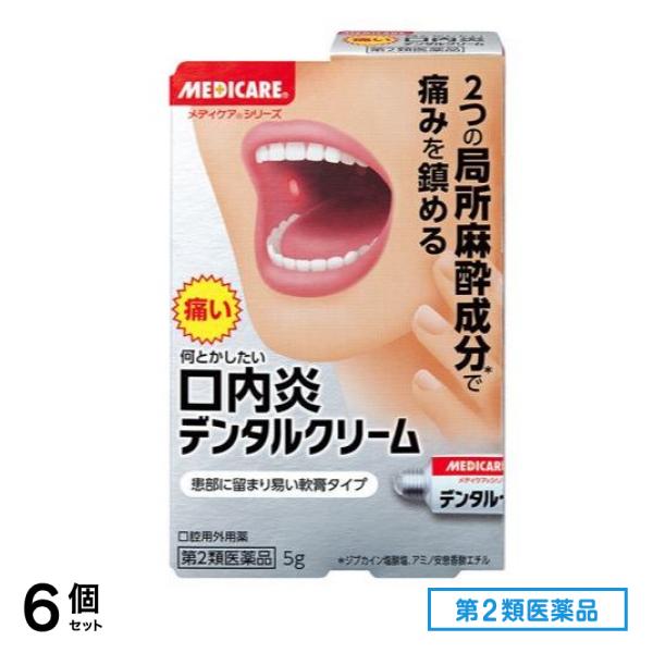 第２類医薬品 メディケア デンタルクリーム 5g 6個セット