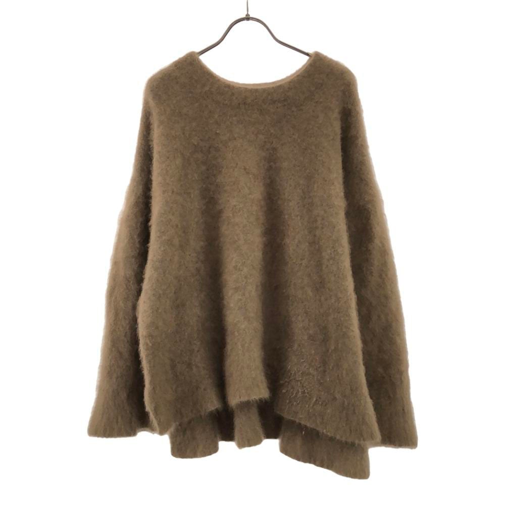 ウールブレンド 長袖 ニット S ブラウン セーター RHC レディース