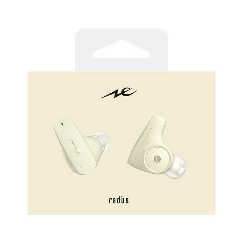 ラディウス　LDAC コーデック対応 ハイレゾ完全ワイヤレスイヤホン ホワイト 　HP-R300BTW 7,395円
