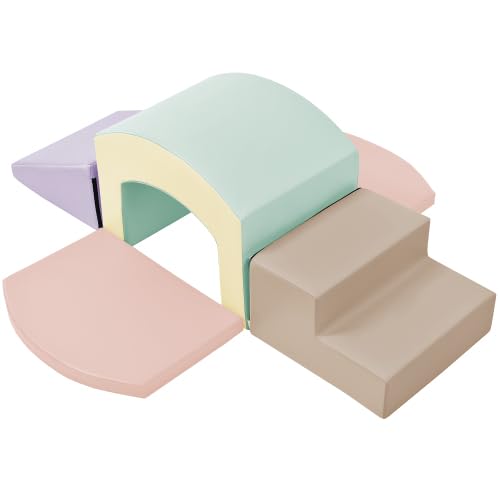 BTM アスレチックおもちゃ ベーシックセット ソフトブロック クッション 子供 布製 玩具 自由に組み合 キッズスペース 大型 室内 遊具 滑り台 キッズスペース こども キッズ 幼児 保育園 保育