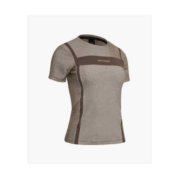 女性トレーニングソフトリップ半袖Tシャツ SPHFCNRS252WLBR 659596