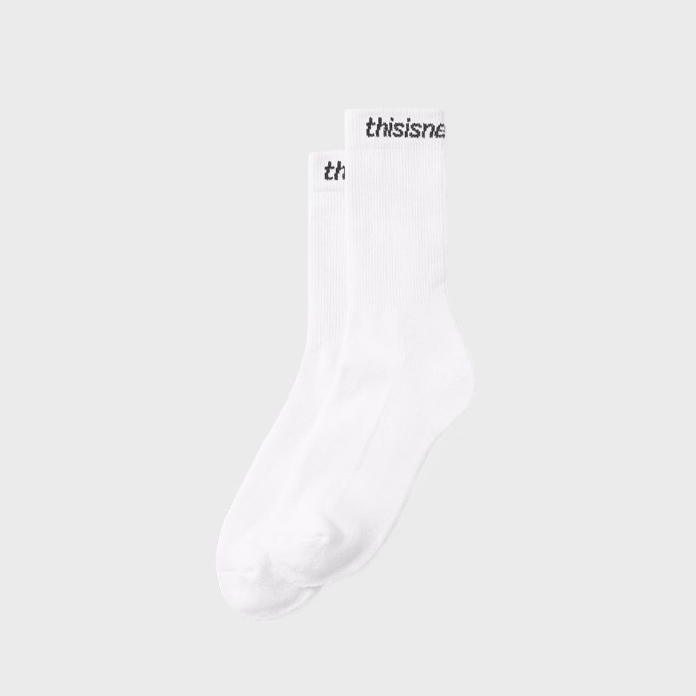 ディス・イズ・ネヴァー・ザット SP-ロゴソックス 3パックホワイト