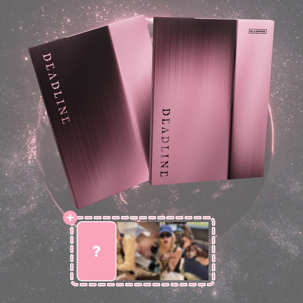 [2種セット] BLACKPINK 3集ミニアルバム 『 DEADLINE 』 STANDARD Ver (BLACK / PINK)