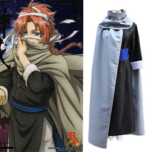 銀魂(ぎんたま)風 夜兎族 神威 コスプレ仮装 ハロウィン変装 だきにぞく 修練服 文化祭
