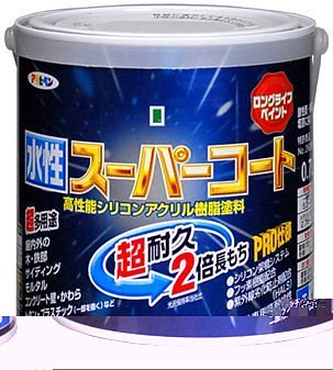 （まとめ買い）ペンキ 水性スーパーコート 水性多用途 赤さび 0.7L [x3缶セット] 5,433円