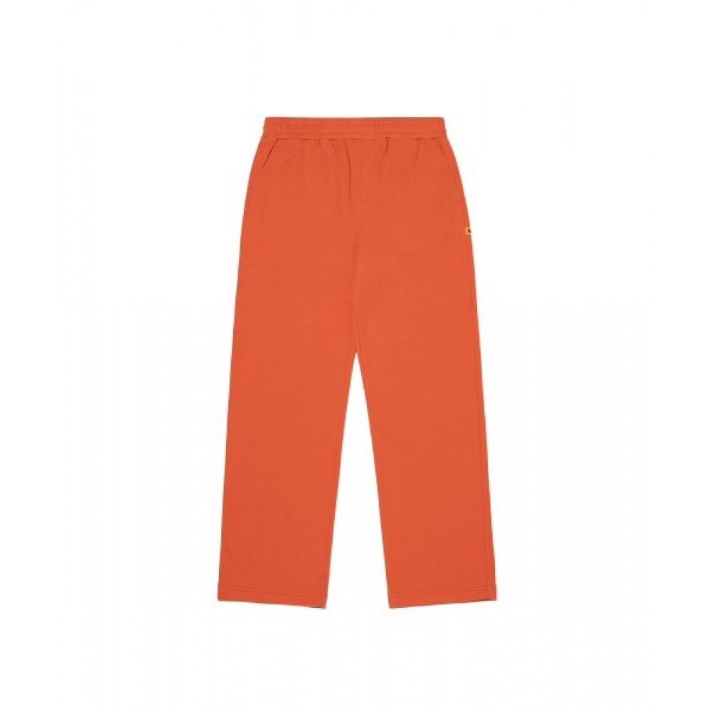 KODAK (コダック) レインボーロゴストレートパンツ女性用オレンジ