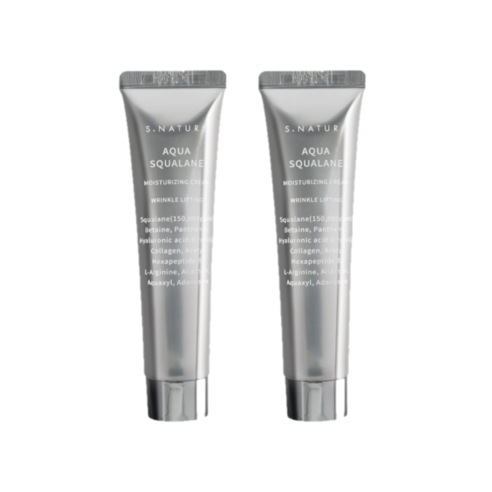 アクアスクワラン水分クリーム60ml+60ml 企画 / 水分天才クリーム/四季使い可 / 植物由来のスクワラン150,000ppm