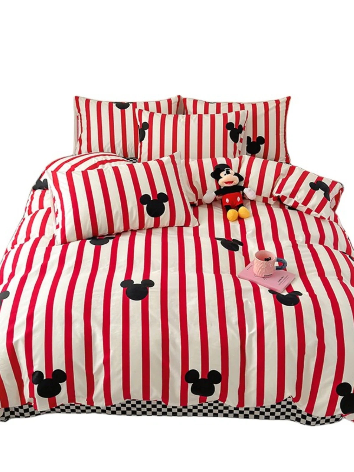 綿4点セットかわいい綿寮子供用スリーピースベッドシーツ掛け布団カバー