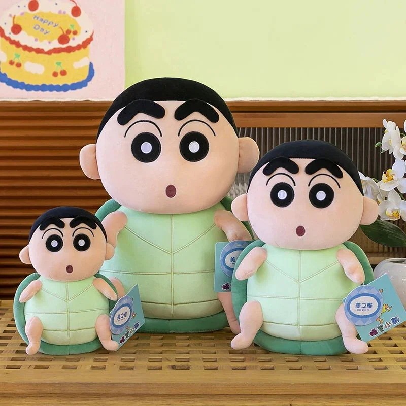 【急速出荷!】正規版かわいい亀クレヨンしんちゃんぬいぐるみベッドで寝る子供人形誕生日プレゼント人形 キャラクターぬいぐるみ