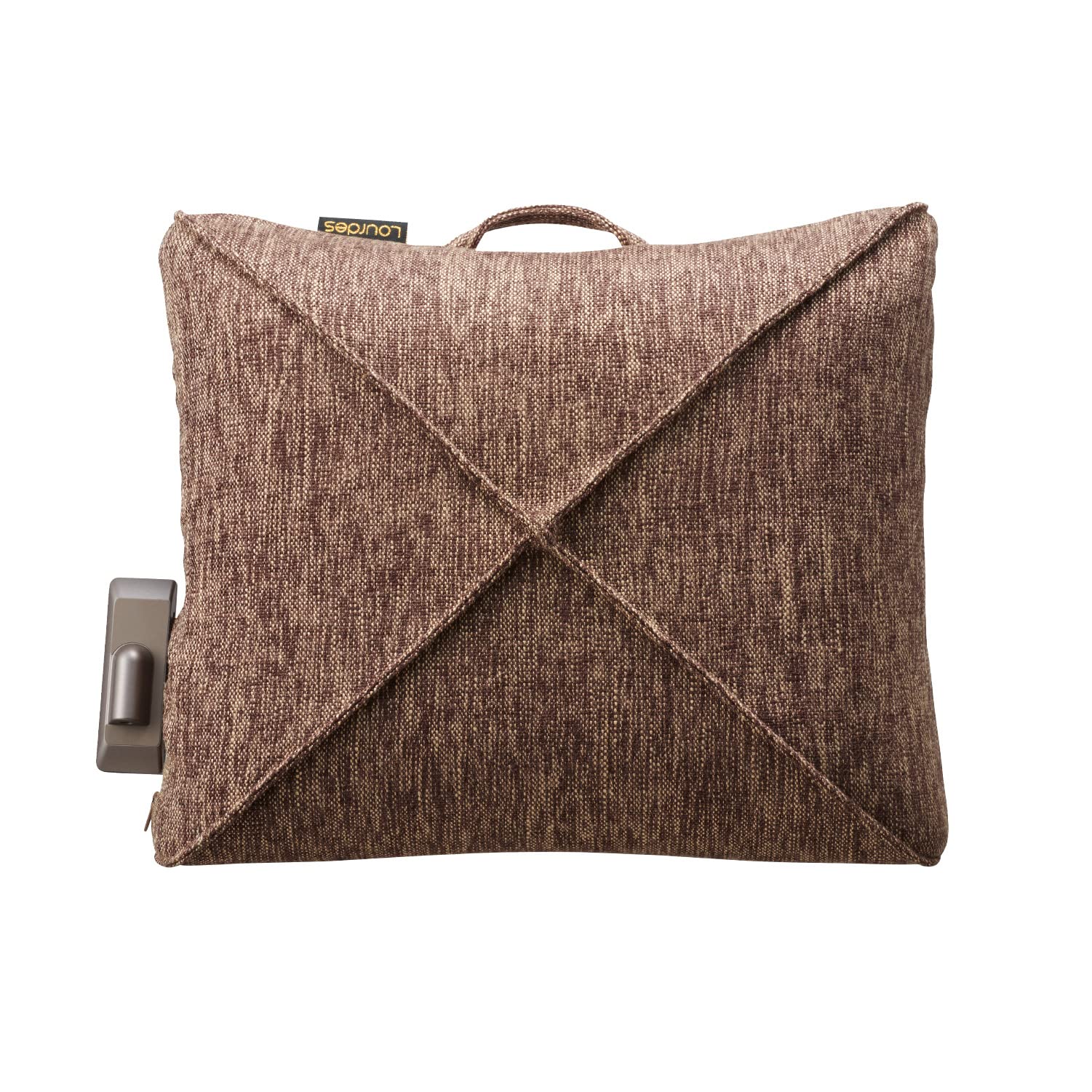 ATEX アテックス ルルド マッサージクッション 首 腰 肩 背中 プレミアム マッサージクッション 3Dもみ ブラウン AX-HCL320br