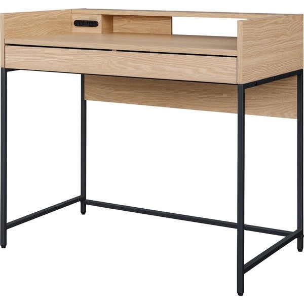 LVD-890ナチュラル/ブラック [リビングデスク] メーカー直送