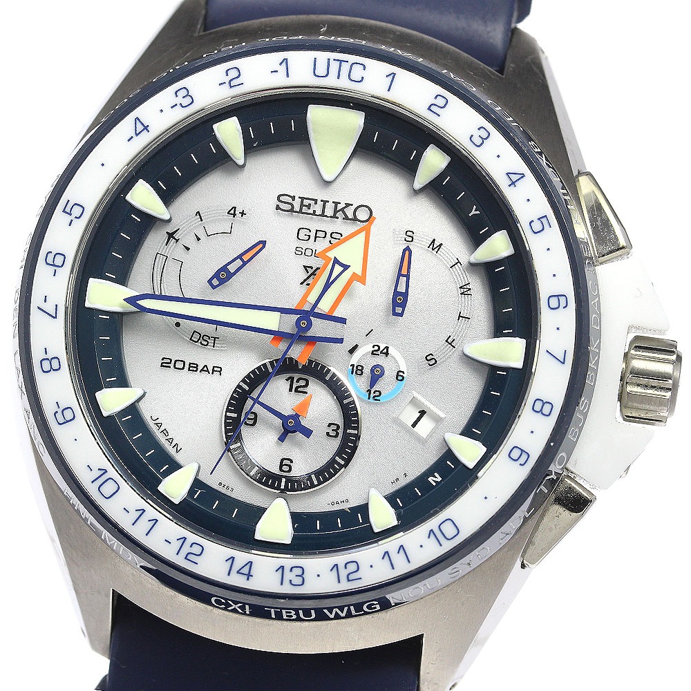 ジャンク セイコー SEIKO SBED005/8X53-0AL0-2 プロスペックス デイデイト ソーラー電波 メンズ _760091【中古】