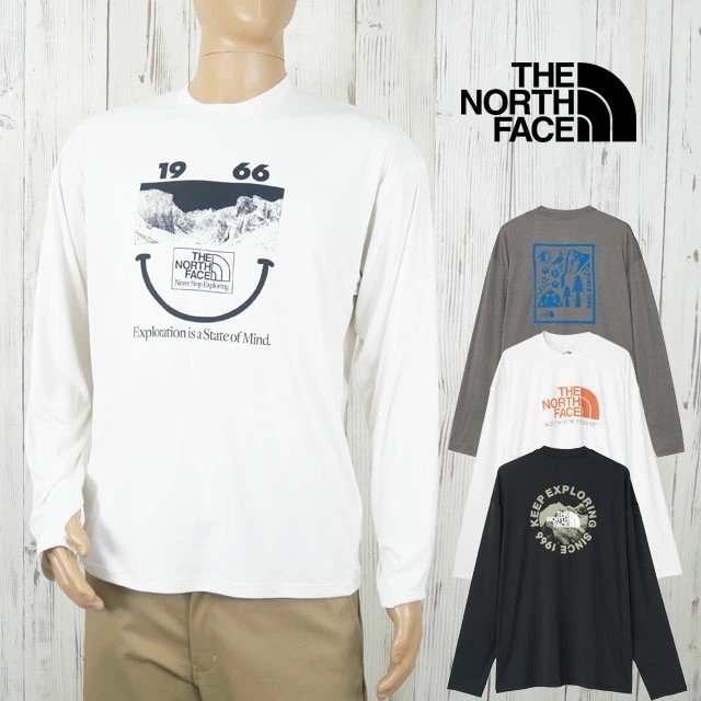 ザ・ノース・フェイスTHE NORTH FACE 長袖Tシャツ メンズ NT12432 ロングスリーブウォータースムースティー 紫外線対策 長袖 トップス ロンT ストレッチ 水着 プール 海 水陸