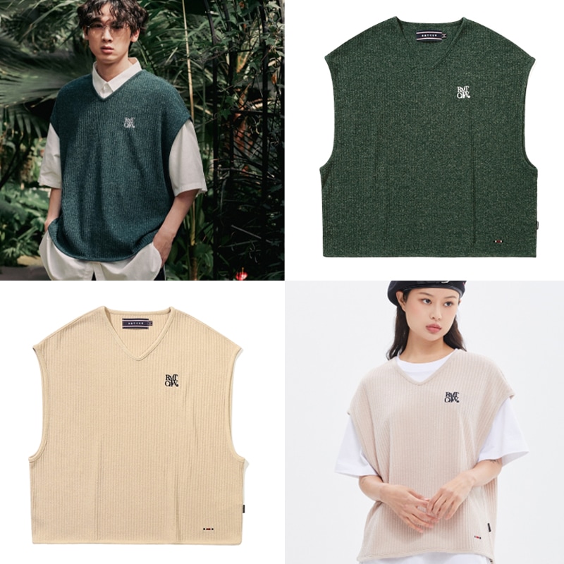 RMTC RECENT LOGO KNIT VEST 2色 人気商品 正規品 男女兼用
