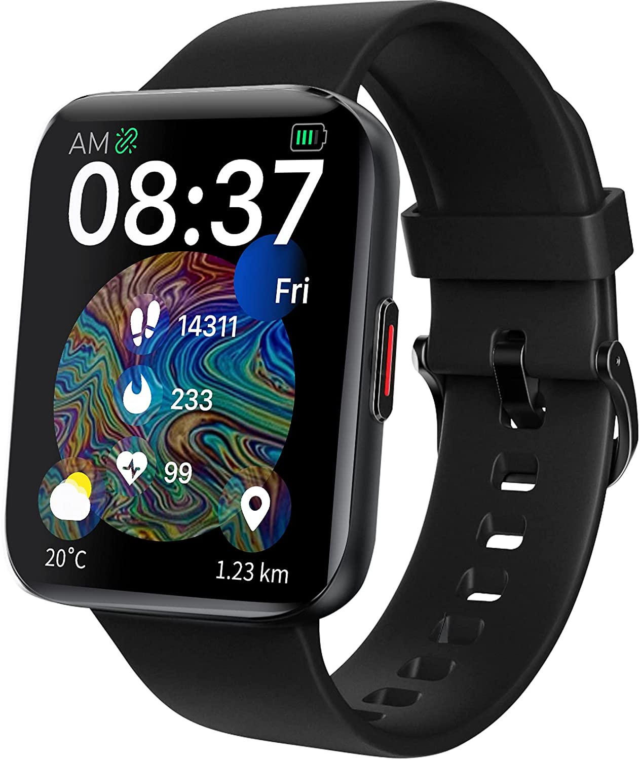 【本日限定価格】 スマートウォッチ レデイース/メンズ 対応 iOS/Android 座り過ぎ通知