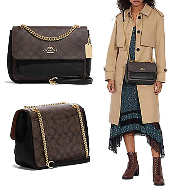 CC878 KLARE CROSSBODY 25 IN SIGNATURE CANVAS BAG