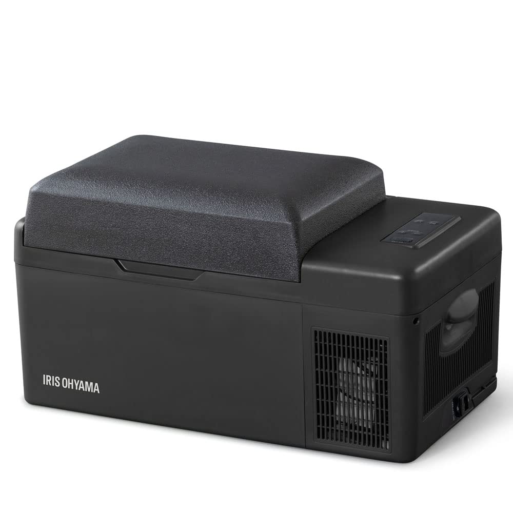 【持ち運べる冷蔵庫】 アイリスオーヤマ 車載冷蔵庫 ポータブル冷蔵庫 クーラーボックス 20L ブラック 急速冷凍 -20~20℃ IPD-2A-B