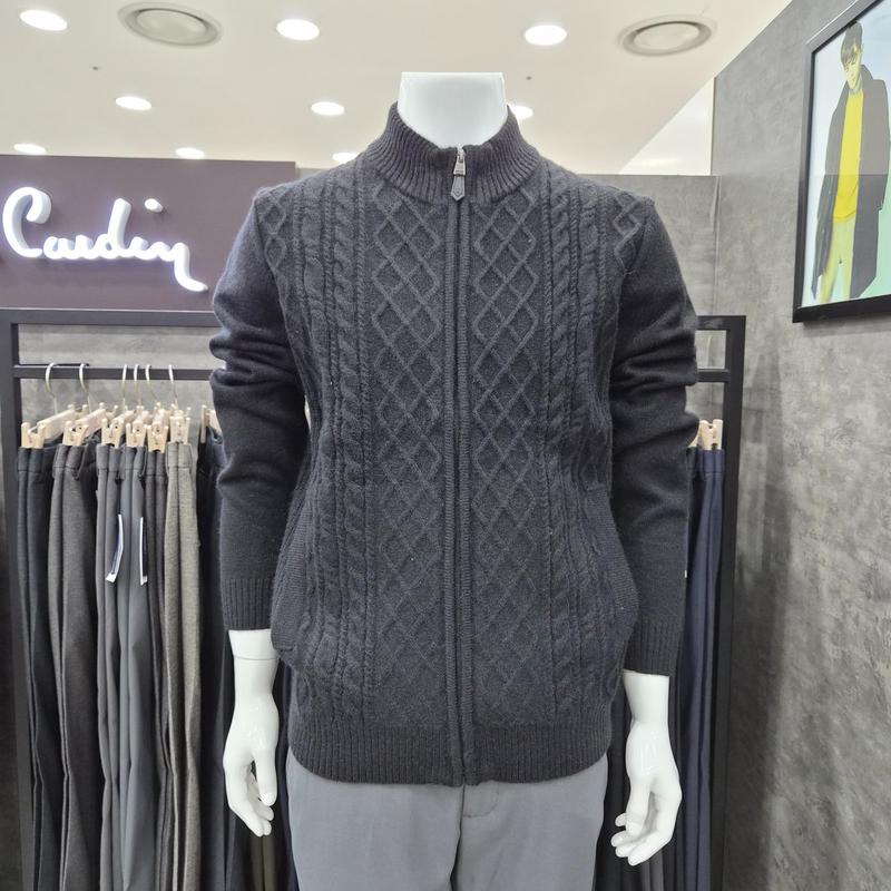 ケーブル フルジップ カーディガンPKC3361-99
