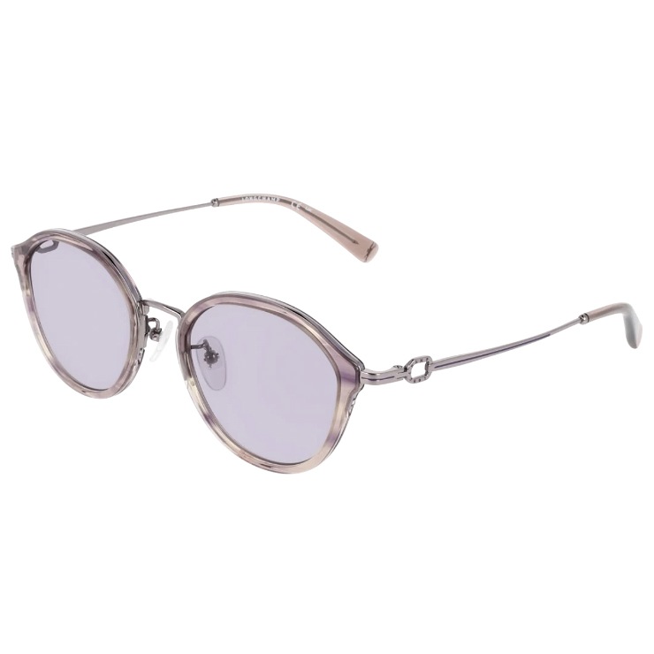 レディース サングラス lo770slbj-535 女性用 UVカット UV400 紫外線対策 ボストン 型 アセテート フレーム MAUVE カラー