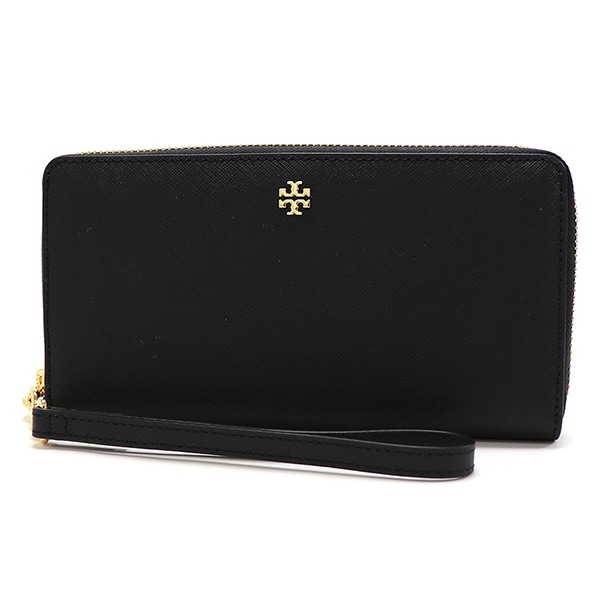 トリーバーチ 長財布 レディース TORY BURCH Wallet ラウンドファスナー ブラック 162752 001 【送料無料】 ギフトラッピング無料 22,630円