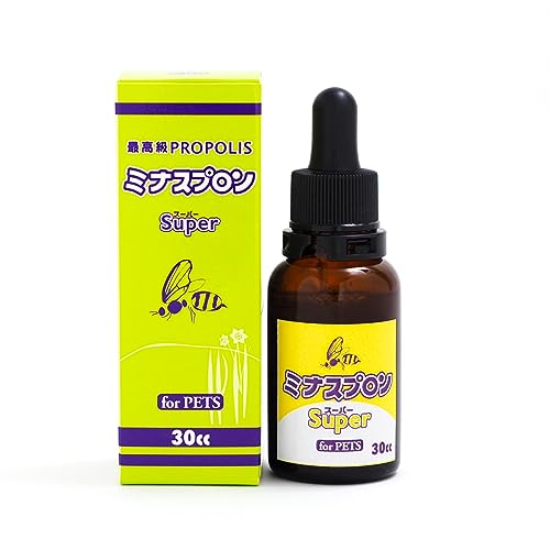 ミナスプロン プロポリス スーパー for PETS 30cc 約1カ月分 ペット用 サプリメント 猫 犬 ハムスター うさぎ 鳥 小動物 高濃度