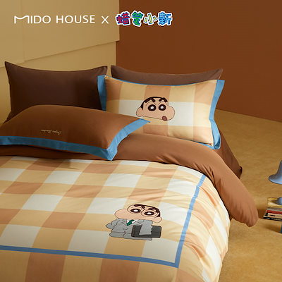 「クレヨンしんちゃん」ベッド用品4点セット3 铭都 \u0026 クレヨンしんちゃんのベッド4点セット秋冬棉磨毛ベッド用品-