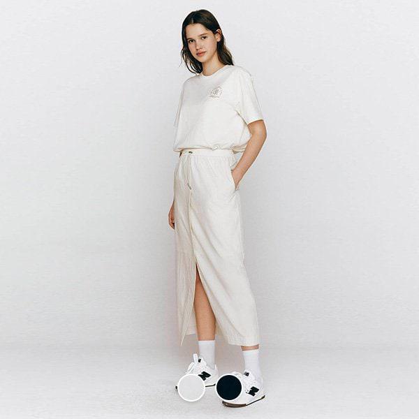 [] 165513 女性用レーヨン/ナイロン フルシャーリング ロングスカート