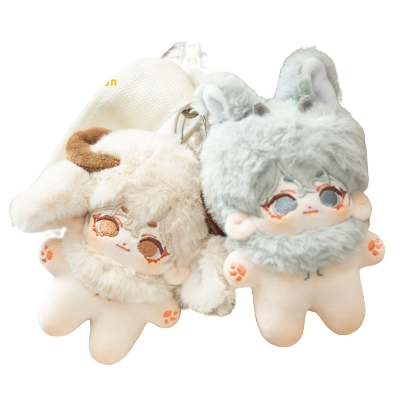 獣耳付け ヒトデ体 ミトン 雲ドラ 本体 ぬいぐるみ 10cm 無属性 ミニ洋服 可愛い ぬいぐるみ用服 ぬいぐるみ用 ドールウェア 日常服人形 韓国ファッション アイドル衣装