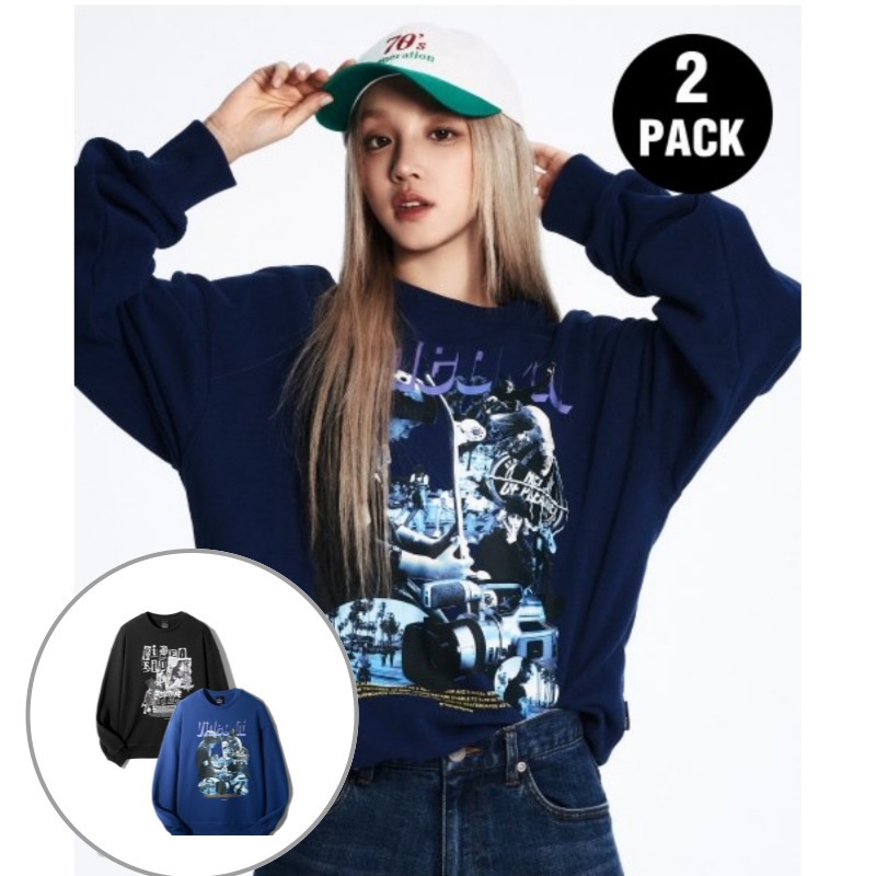 【GIDLE ウギ着用】[GROOVE RHYME]VIDEO KID SERIES SWEATSHIRT 単品,２点セット