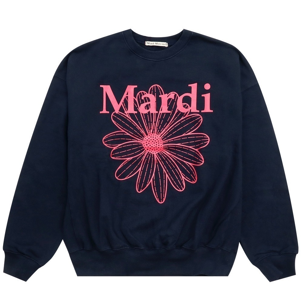 SWEATSHIRT FLOWERMARDI NAVY VIOLET 長袖 レディース 韓国 ファッション アパレル 8,553円