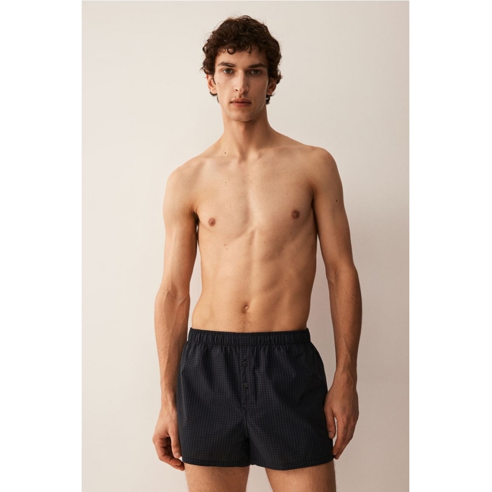 H&M コットンドローストリング 5枚セットブラック