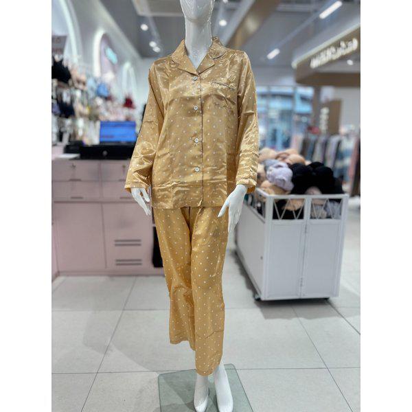 [驪州店]ソルブシルキードット水玉模様女性パジャマ[SPAE102W]
