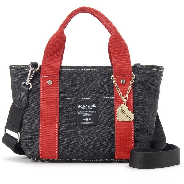 ジョリージョリ 2WAYバッグ JJ-2025154-003 ブラック/レッド