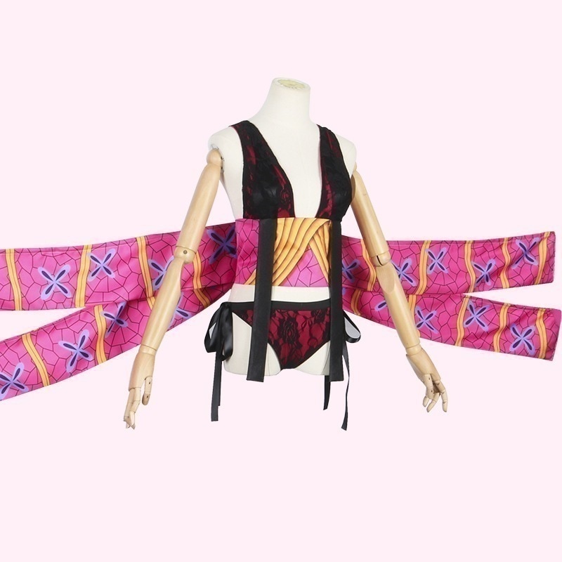 巻陸堕姫コスプレ衣装豆蝶々忍cos服コスプレコスチューム