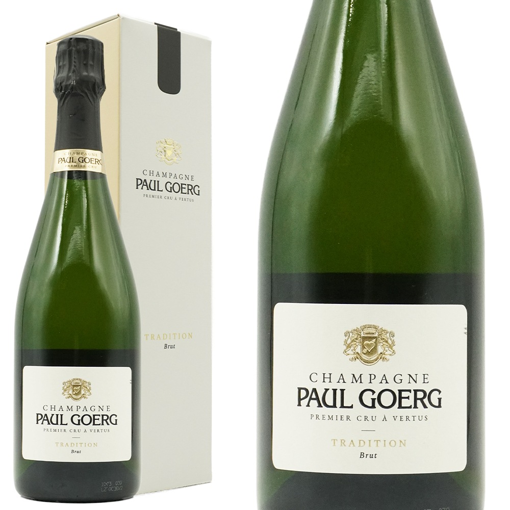 【箱入り】ポール グール シャンパーニュ ブリュット トラディション プルミエ クリュ NV AOCプルミエ クリュ シャンパーニュ 高級泡 白Paul Goerg Brut Traditio 5,618円
