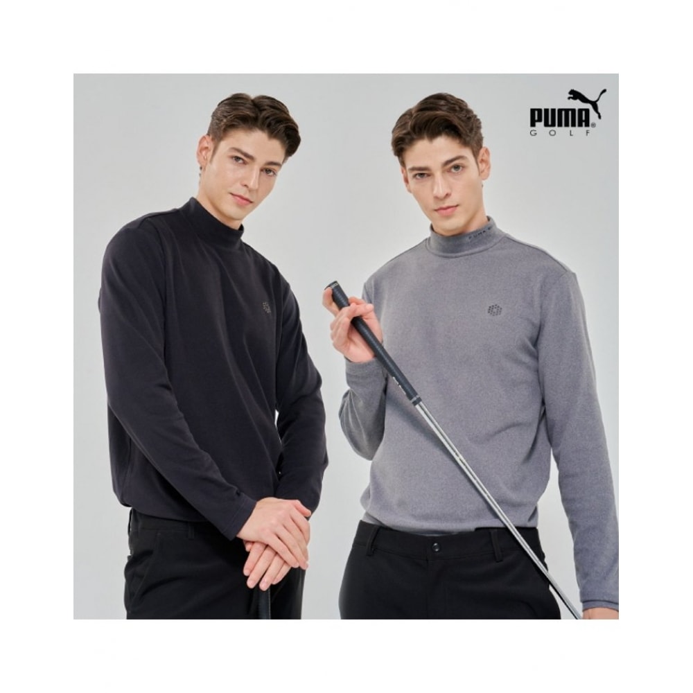 プーマゴルフ 24FW 起毛モックネックメンズ 2 カラーチョイス 1