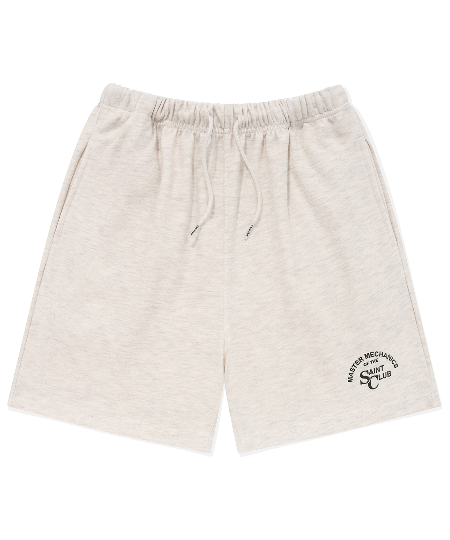 SP Emblem Banding Short Pants - Oatmeal