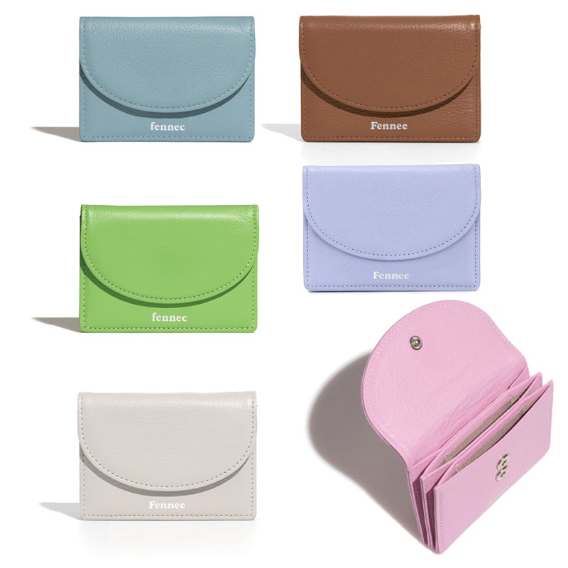 [ HALFMOON ACCORDION POCKET ] _22FW色を追加 // 15 COLOR/ 牛革 / 二つ折り財布