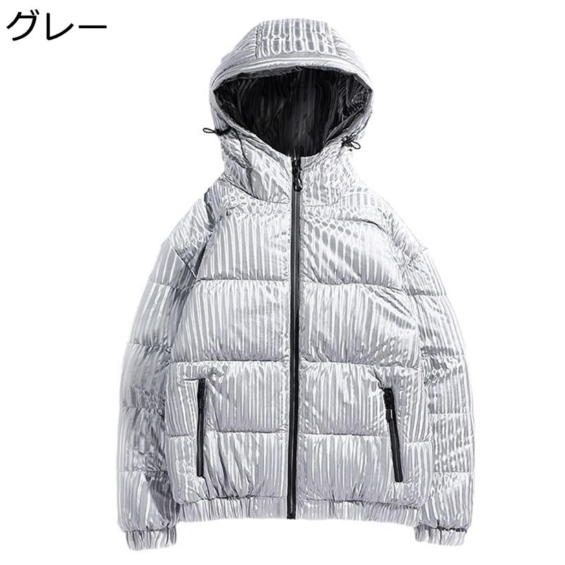フード付きダウンジャケット メンズ ブルゾン ジャンパー エナメル おしゃれ 防水 秋冬 大きいサイズ 厚手 防寒性 保温 暖かい カジュアル 冬用コート アウトドア スポーツ