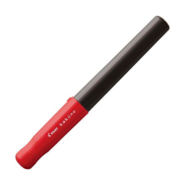 （まとめ）パイロット 万年筆kakuno（カクノ）細字 レッド FKA-1SR-RF 1本(×5セット)